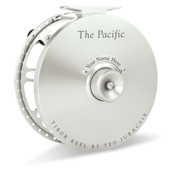 Tibor Pacific Frost Silver Fly Fishing Reel